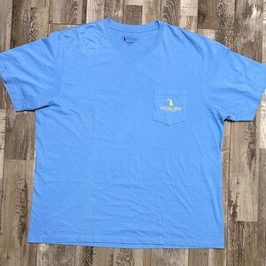 Local Boy Short-Sleeve Pocket Tee in Sky Blue